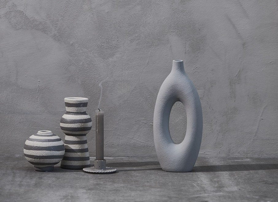 Catia vase- lysegrå