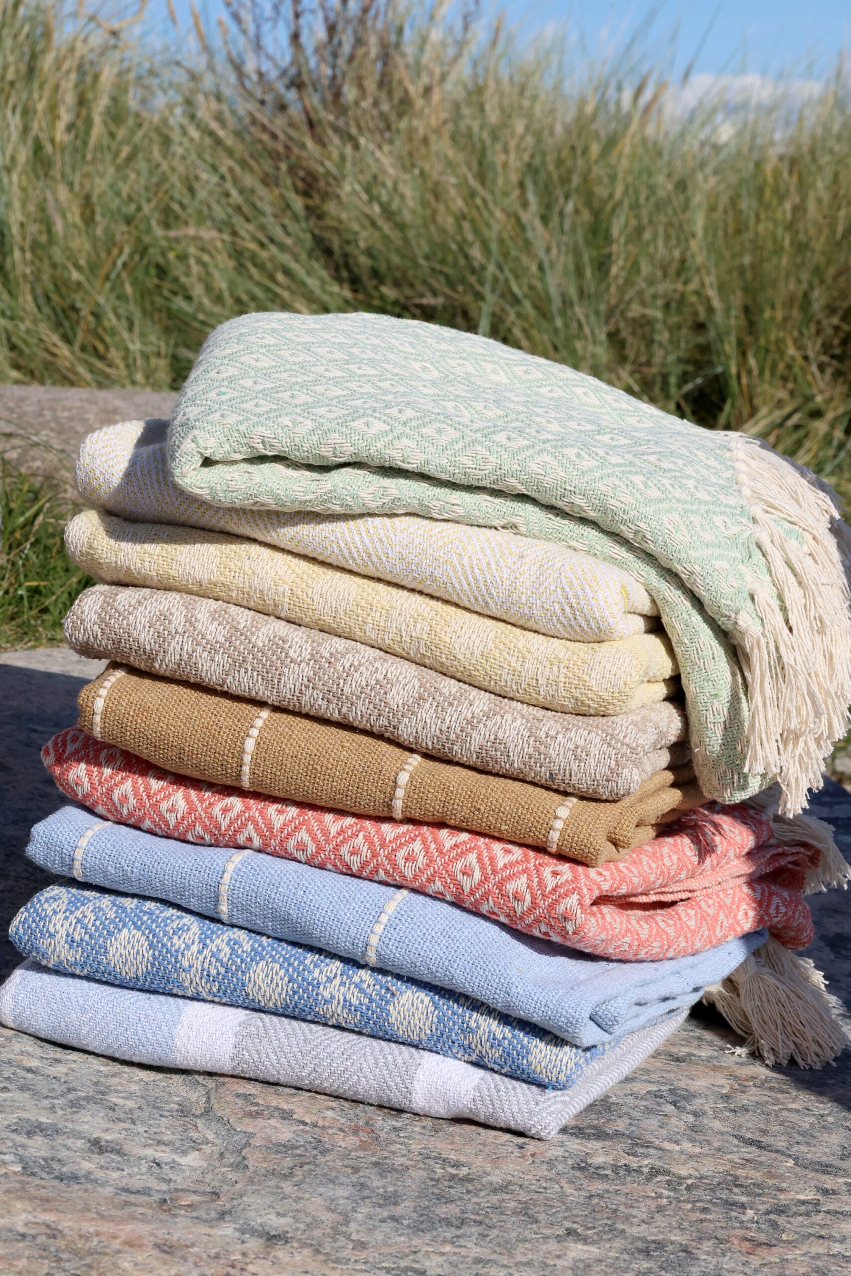 Aix pledd i nydelige farger