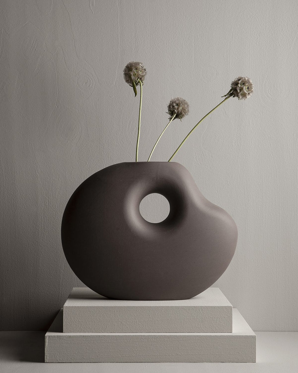 Lunden vase- brun