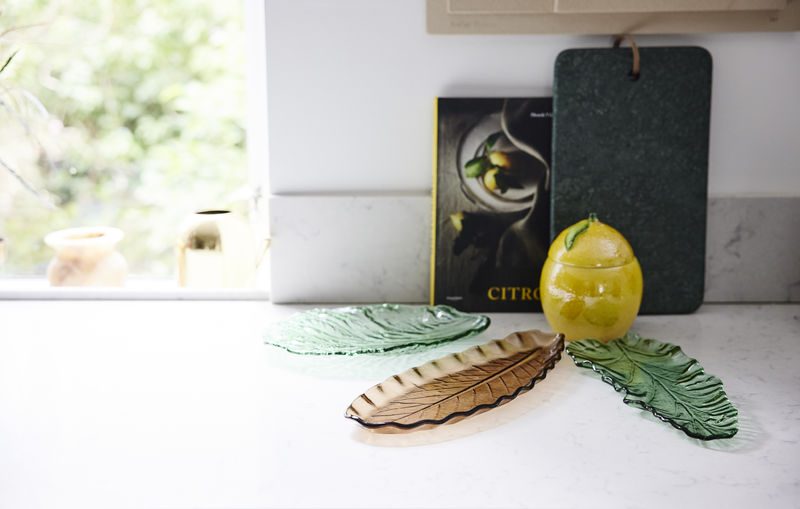 Glassfat- tre varianter