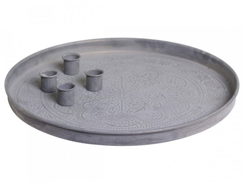 Adventstake med lysholdere i magnet