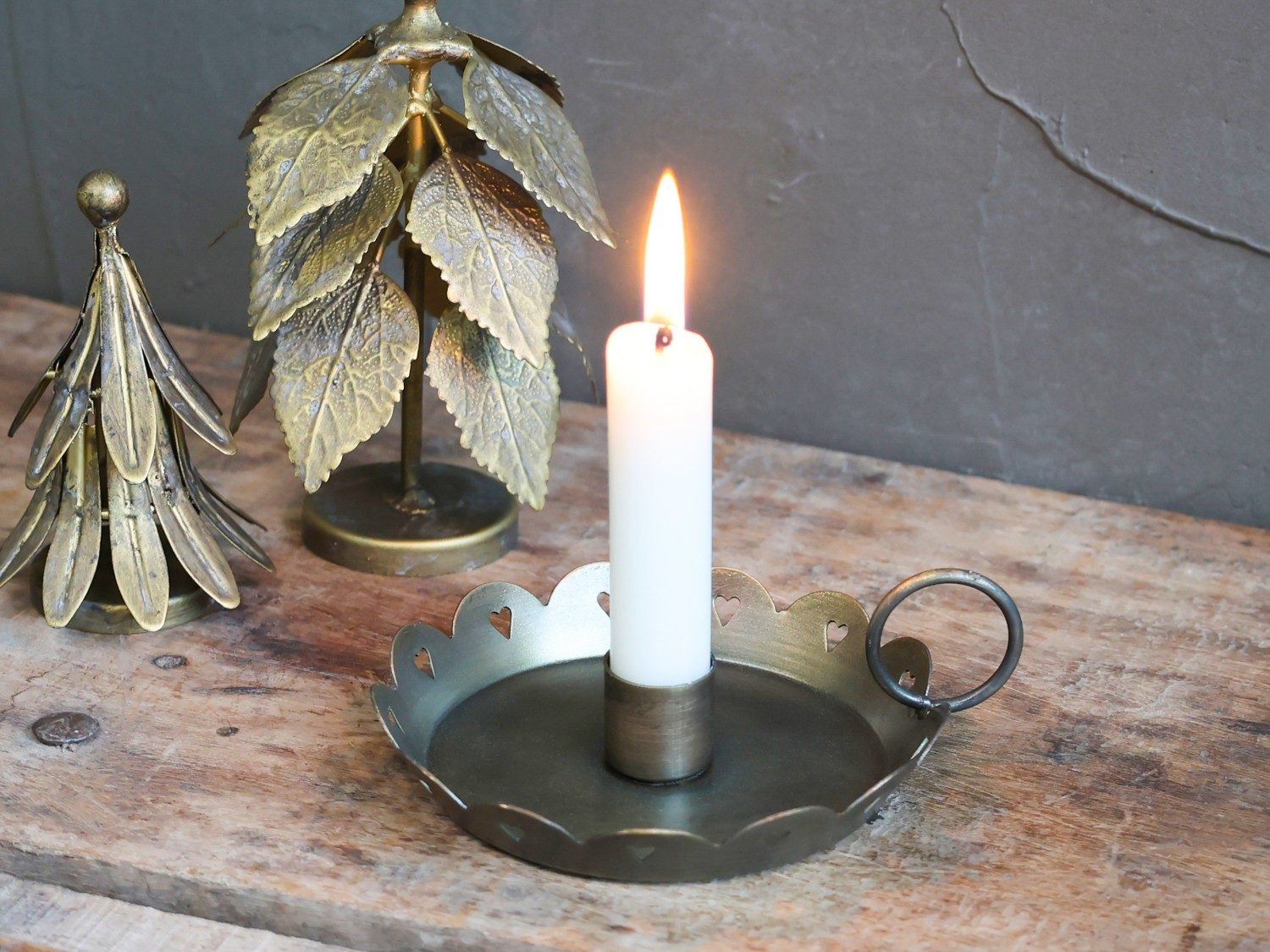 Kammer-stake med hjertekant