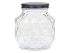 Glasskrukke med lokk- fire størrelser