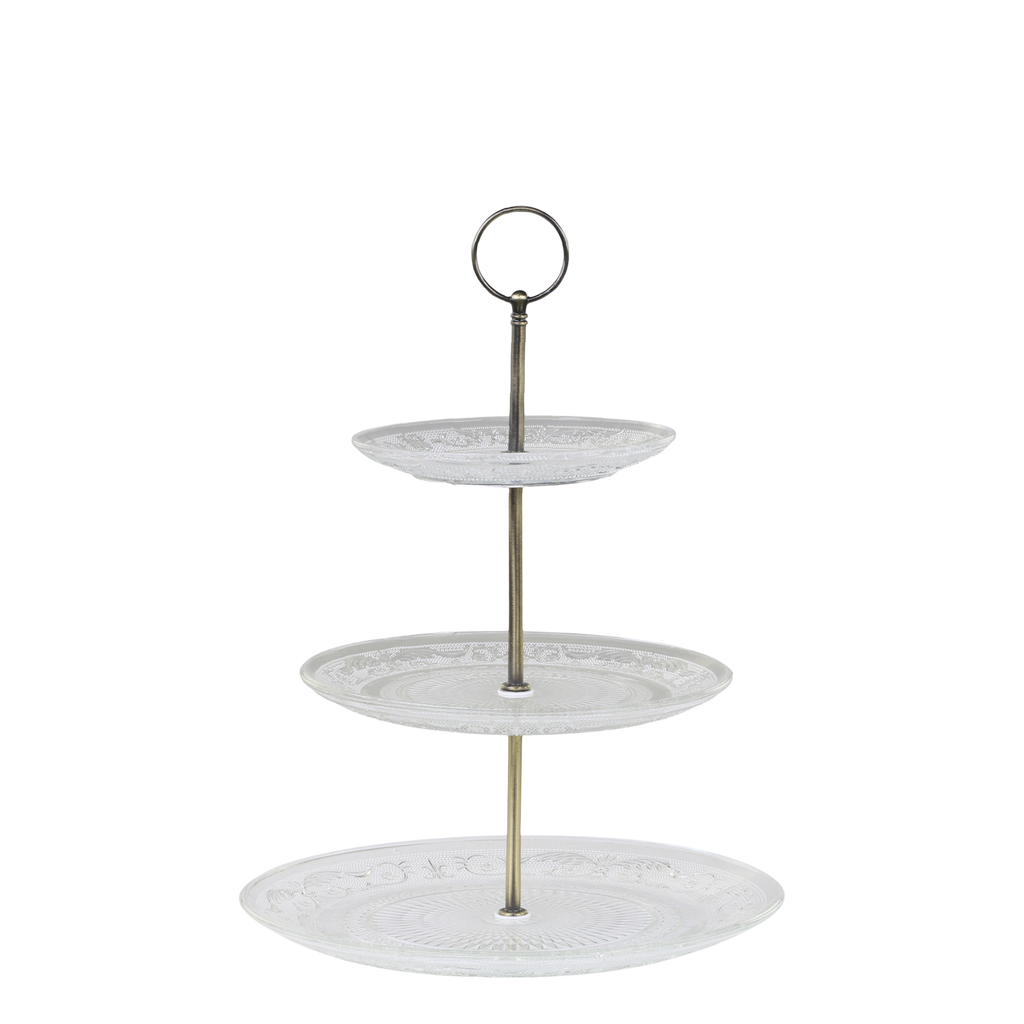 Etasjefat med tre glassflater