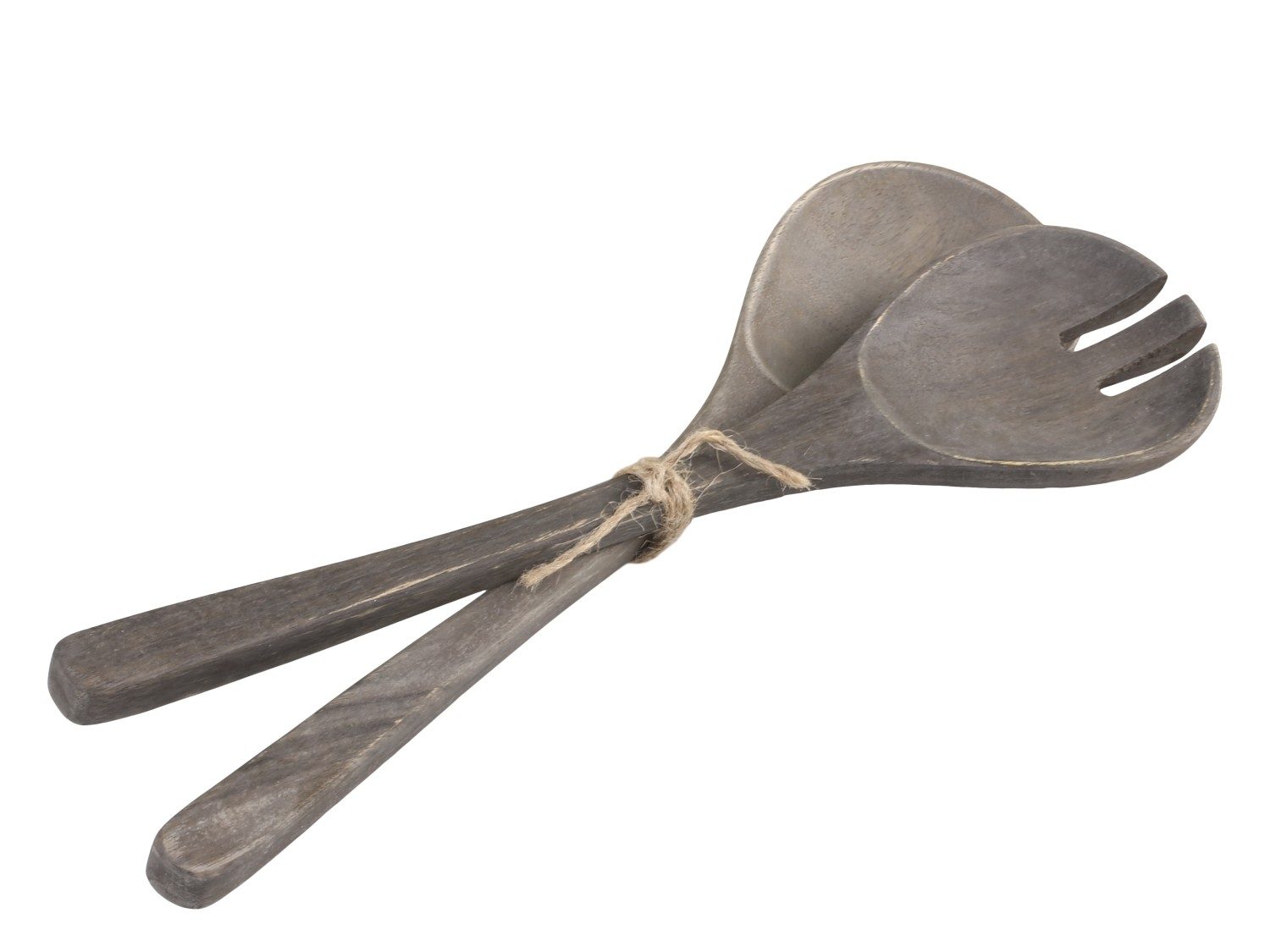 Salatbestikk i mangotre fra Chic Antique