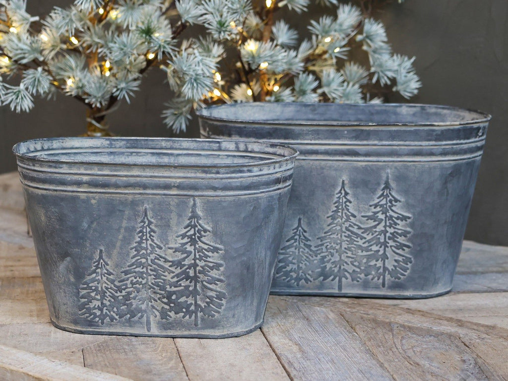 Potte med mønster- to størrelser