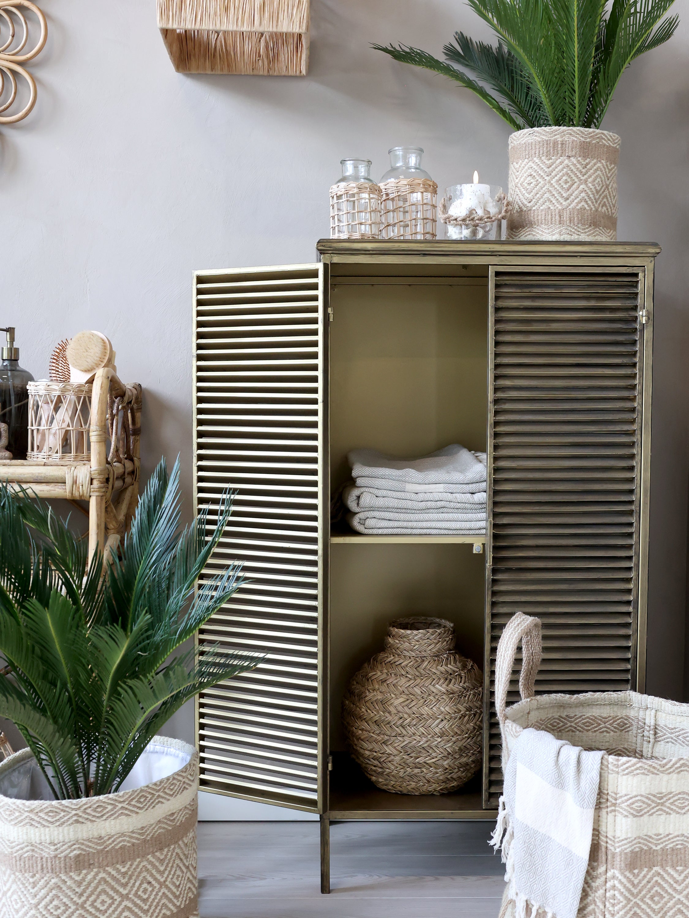 Potteskjuler i jute fra Chic Antique - to størrelser