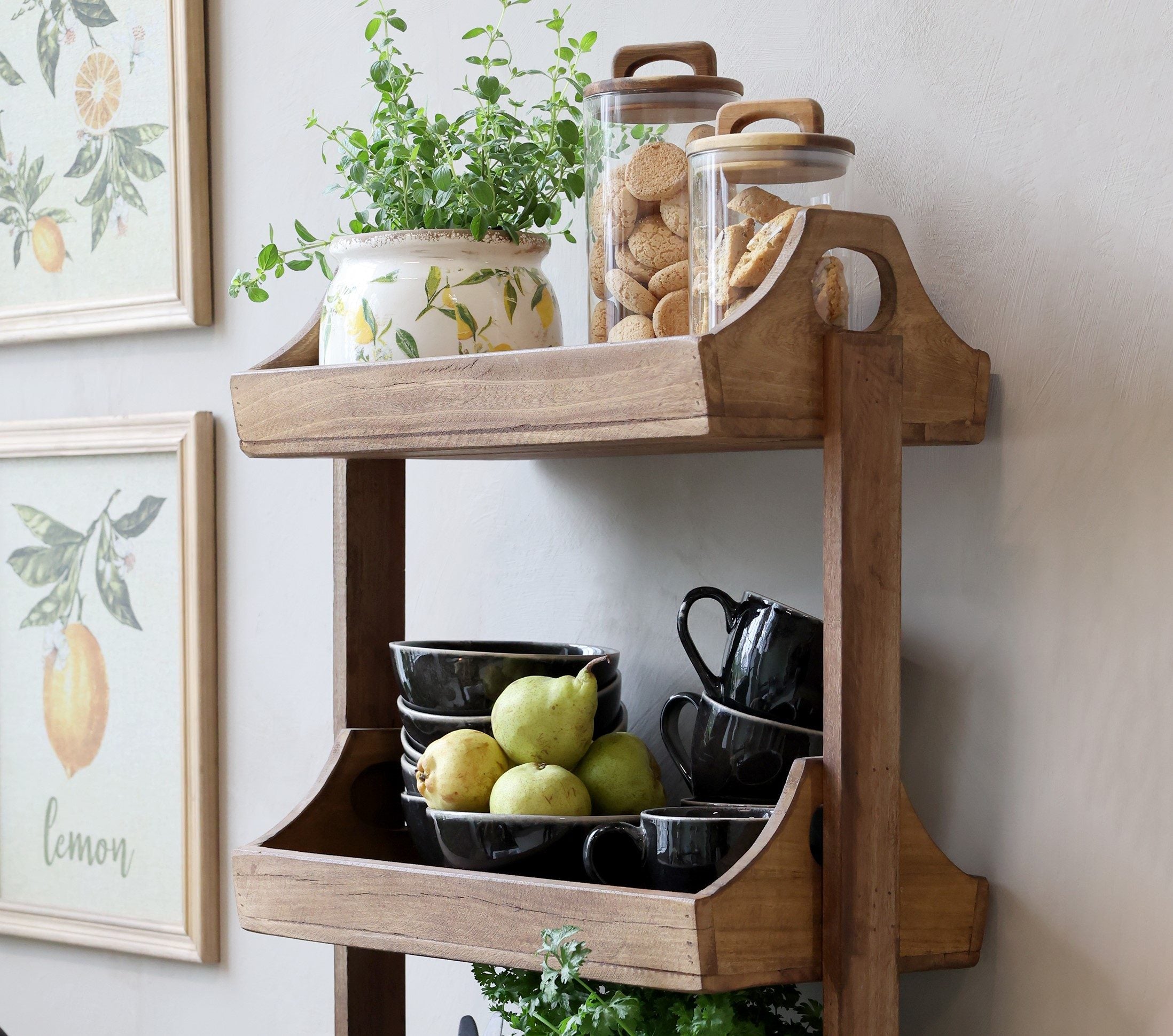 Potte med sitronmønster - to varianter