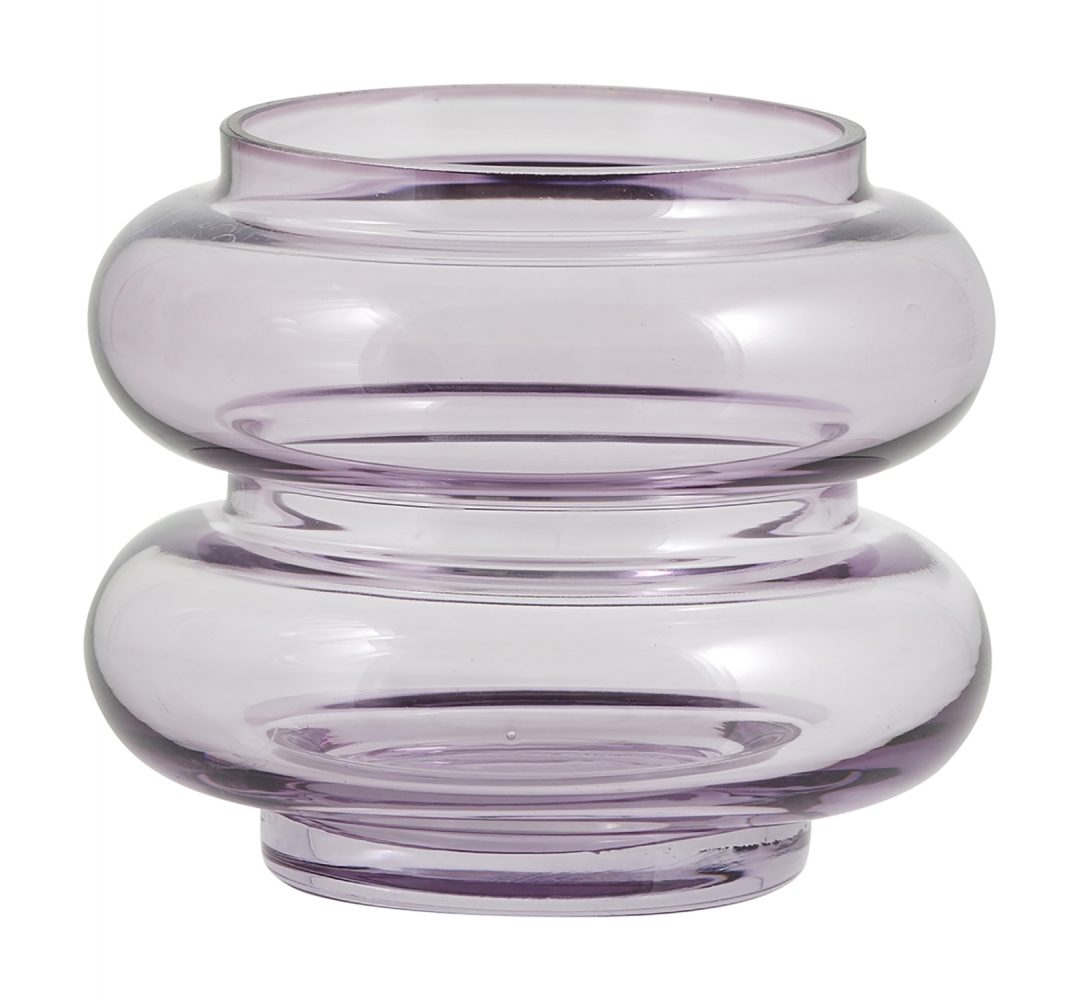 Maui vase i farget glass- tre størrelser