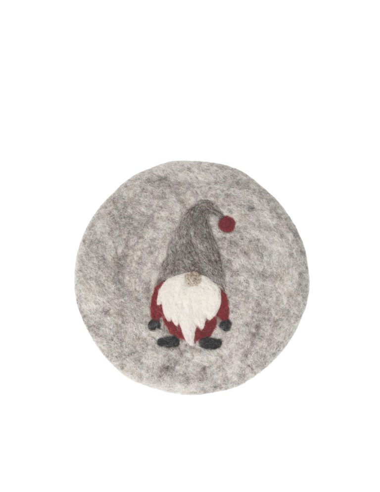 Gryteunderlag med nisse