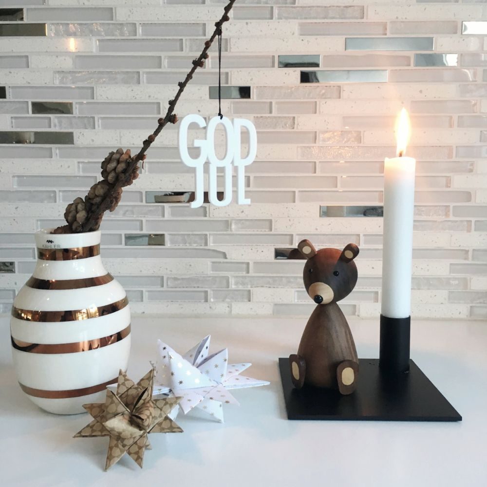 God jul topakning fra Felius Design- tre varianter