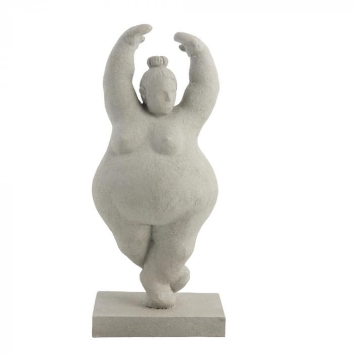 Serafina figur fra Lene Bjerre- grå/armer opp