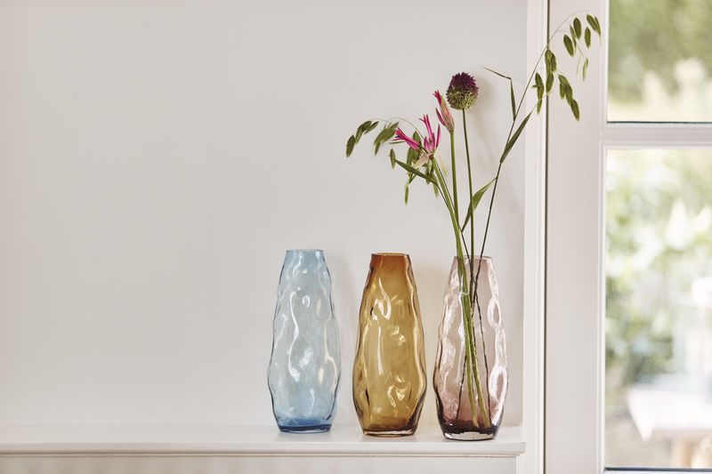 Glassvase- tre varianter