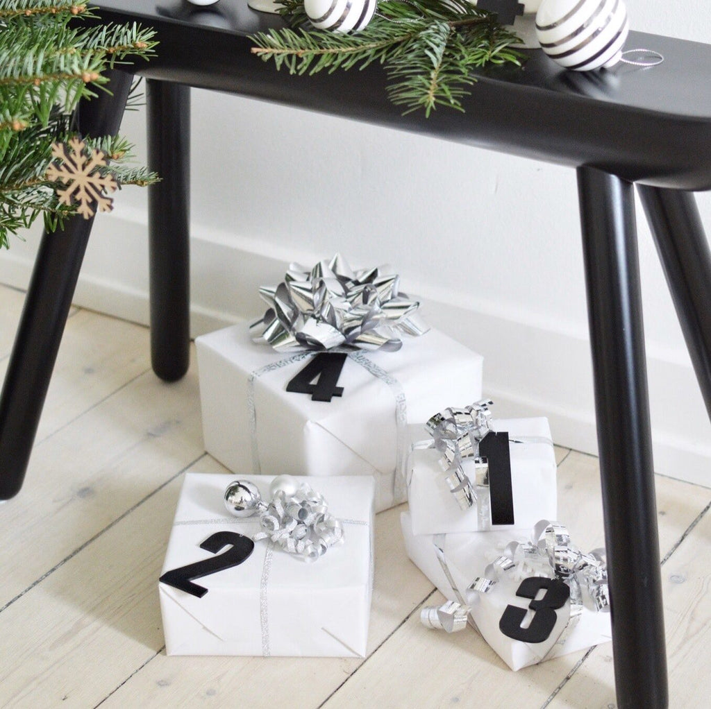 Advent-tall 1-4 hvit