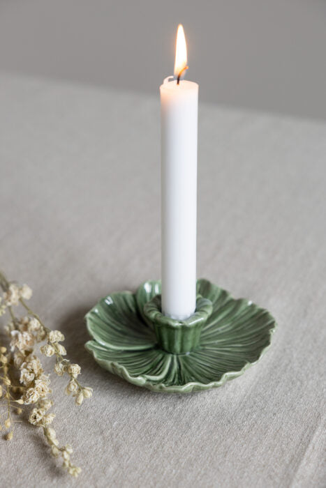 Botanikk mørk grønn lysestake - 2 størrelser