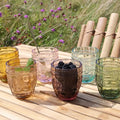 Chic Antique Saint-Emilion glass med mønster - finnes i 6 farger