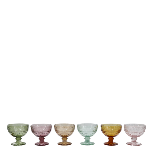 Chic Antique Saint-Emilion glass med stett - finnes i 6 farger