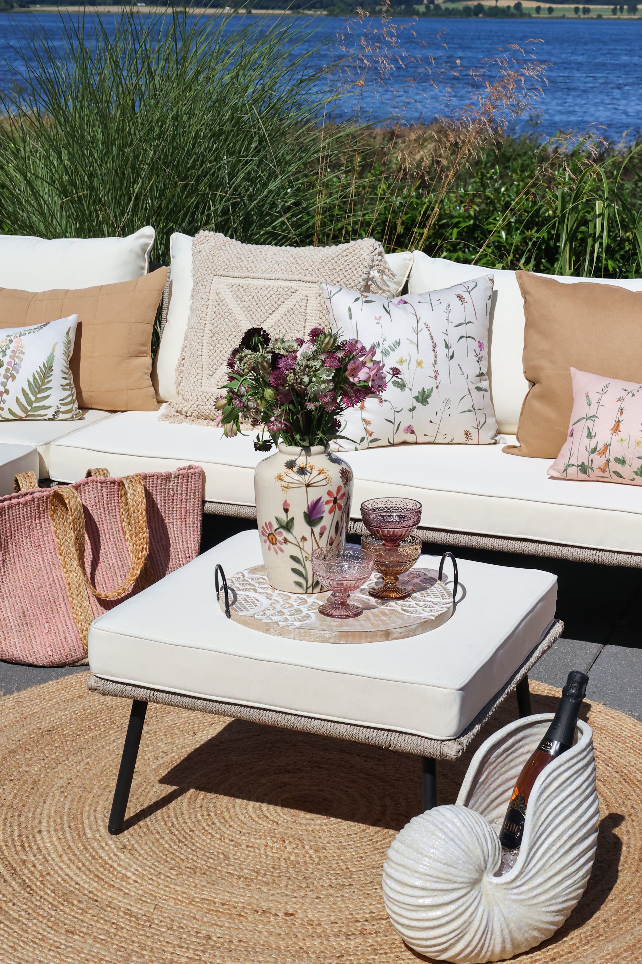 Chic Antique Saint-Emilion glass med stett - finnes i 6 farger