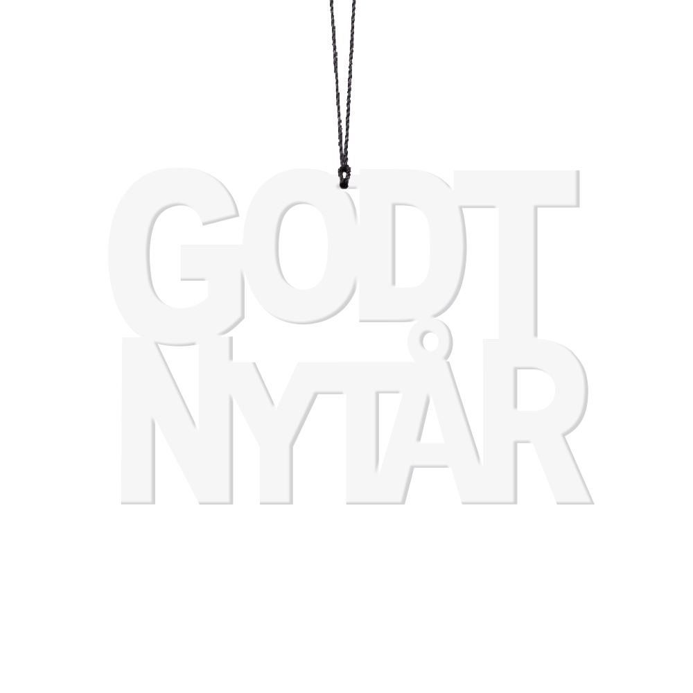 Godt nyttår oppheng fra Felius Design- to varianter