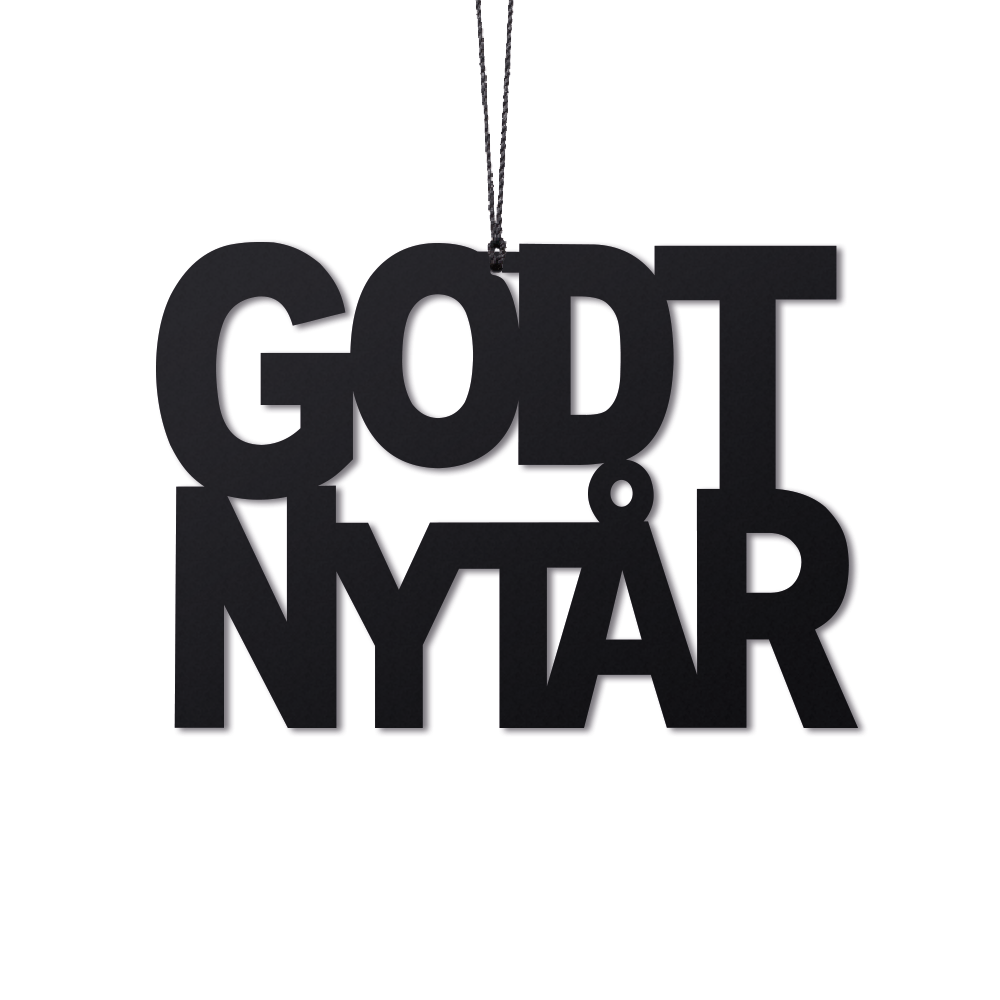 Godt nyttår oppheng fra Felius Design- to varianter