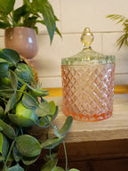 Bonbonniere glasskrukker- to størrelser