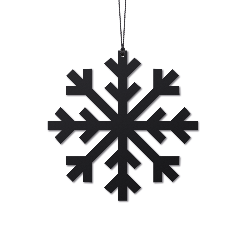 Snøfnugg fra Felius Design - to farger