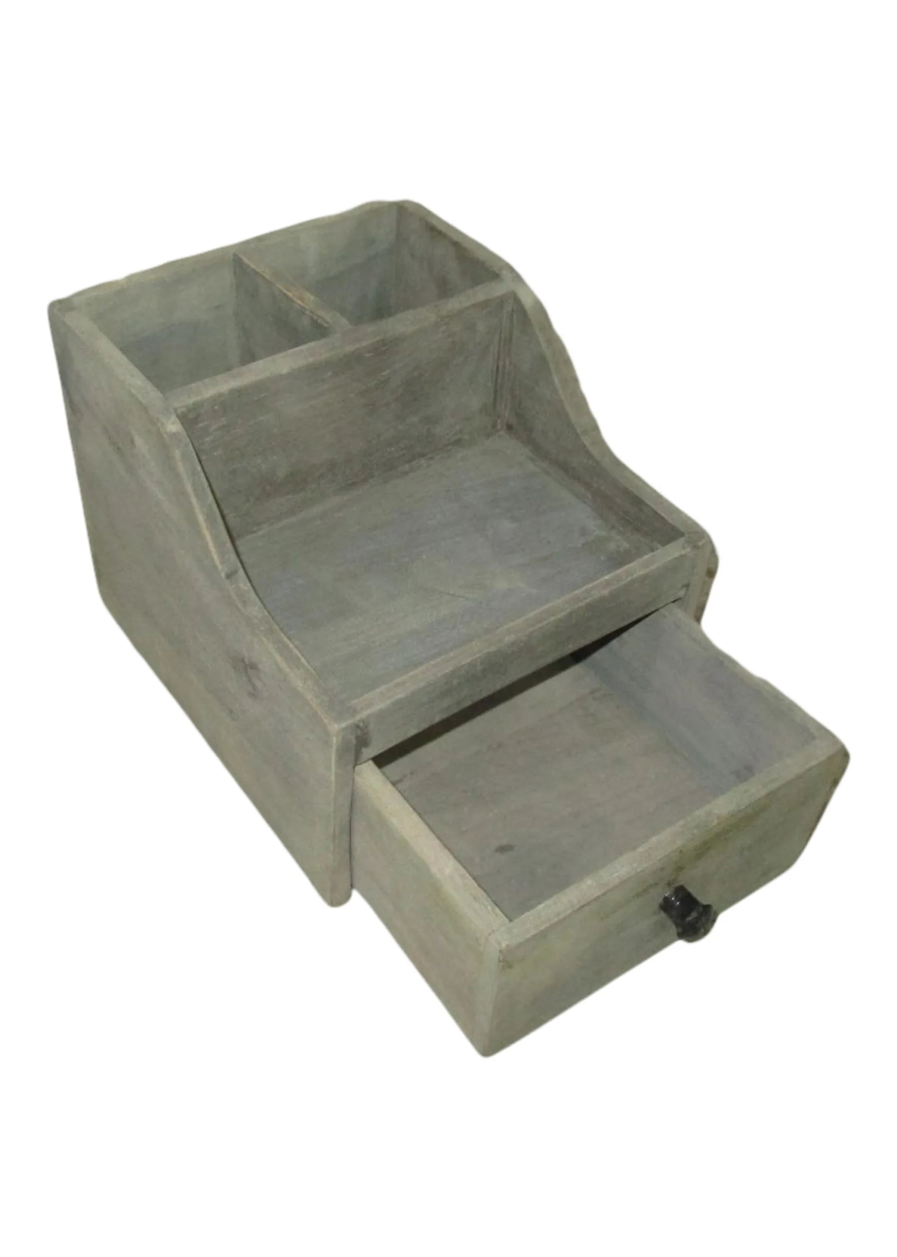 Oppbevaringseske med skuff av gjenbrukstre