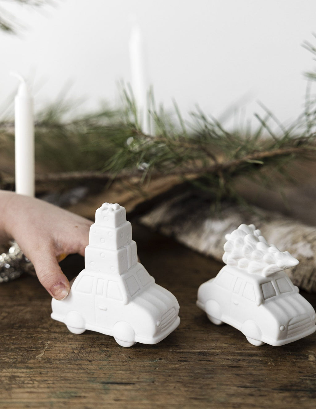 Hjulstad bildekorasjon- to varianter