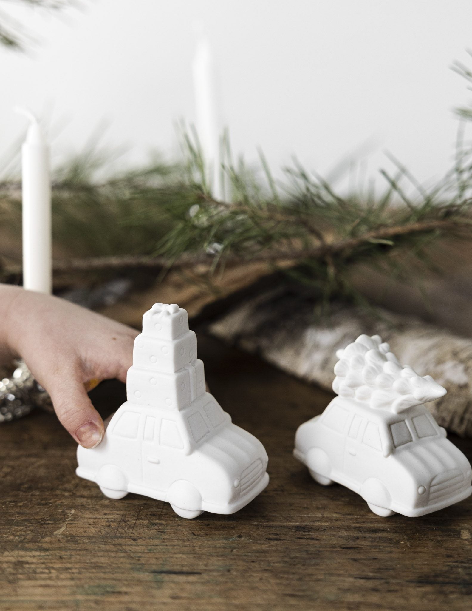 Hjulstad bildekorasjon- to varianter