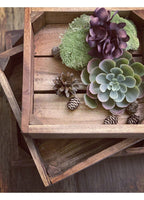 Fat av gjenbrukstre- tre størrelser