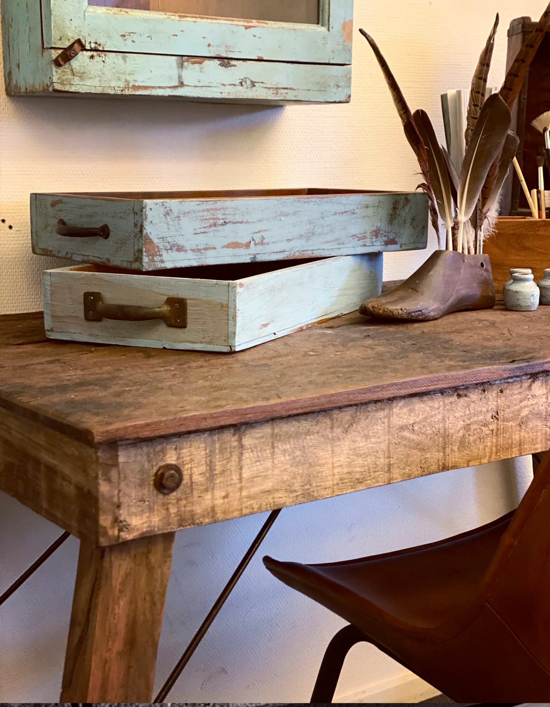 Bakke av gjenbrukstre - grønn