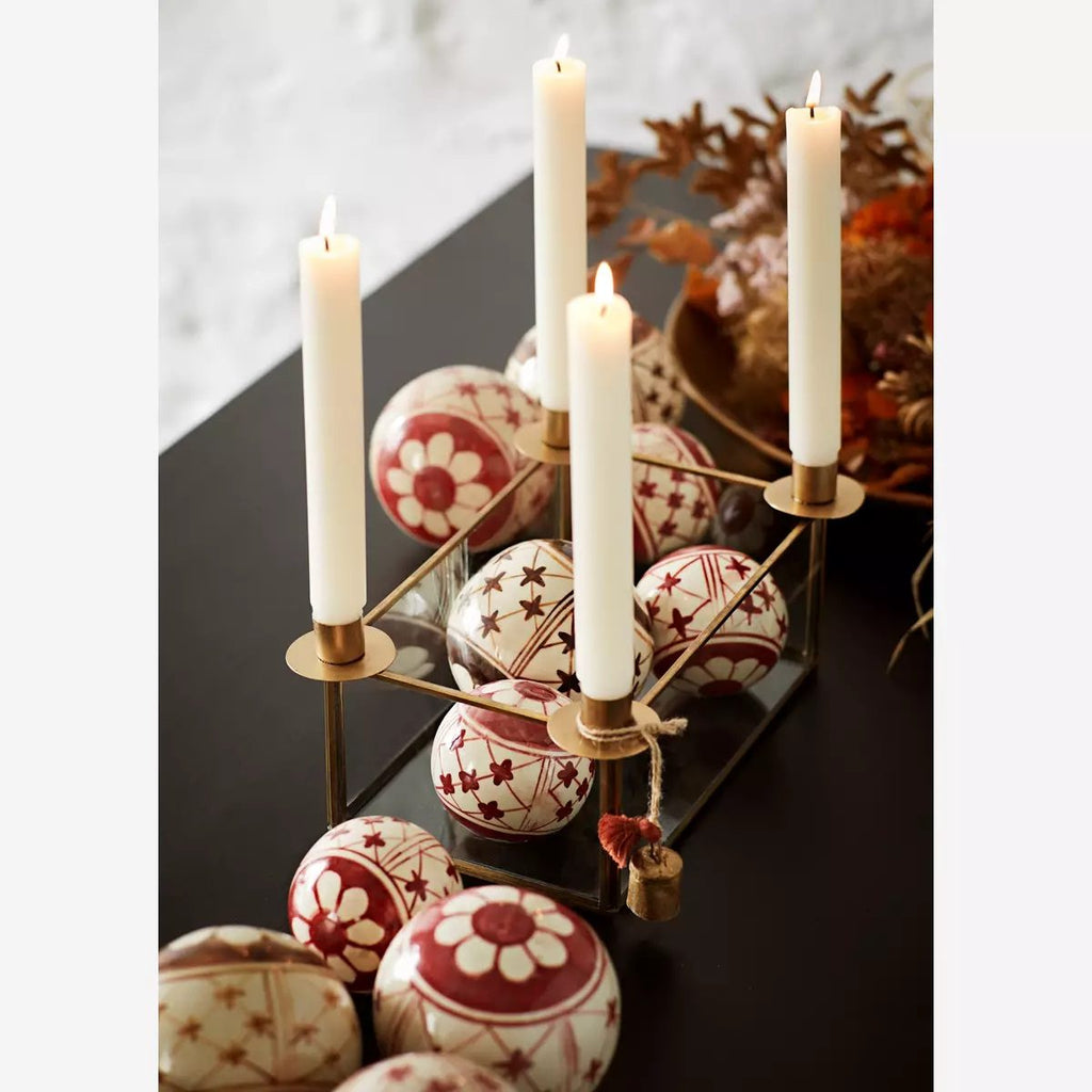 Adventstake i gull og glass fra Madam Stoltz